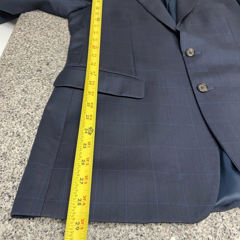 RALPH RALPH LAUREN 100% Wool Mens Navy 2 Button Blazer/Sportcoat 40R Career - Picture 13 of 17